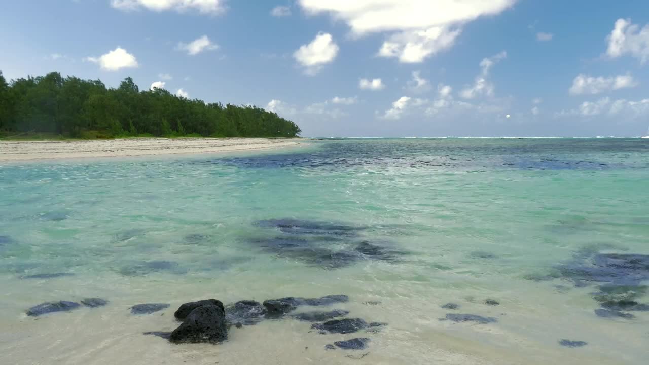 Stock Video Empty Bay With Crystal Clear Water Live Wallpaper For PC