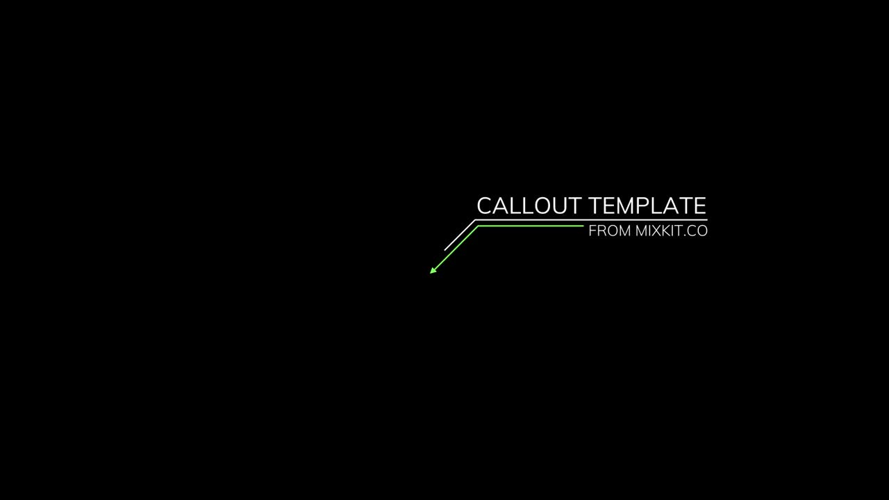 Stock Video Dual Line Arrow Callout Live Wallpaper For PC