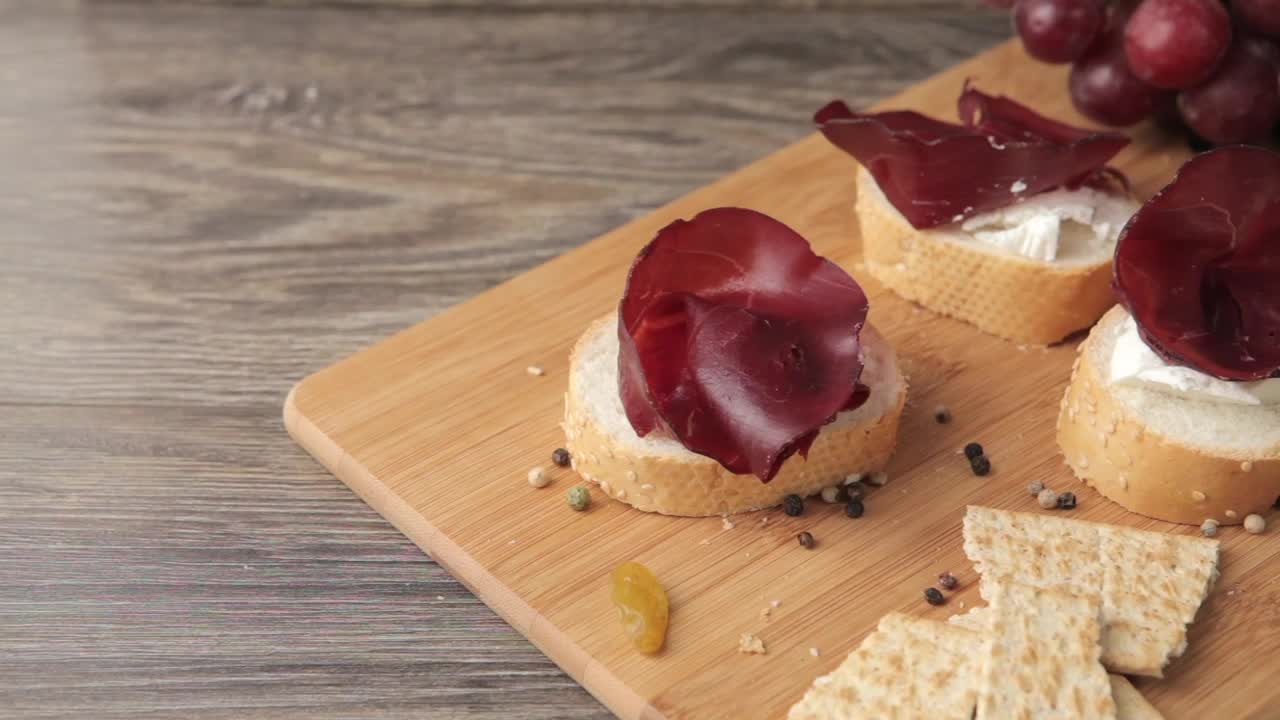 Stock Video Dried Ham With Bread Live Wallpaper For PC