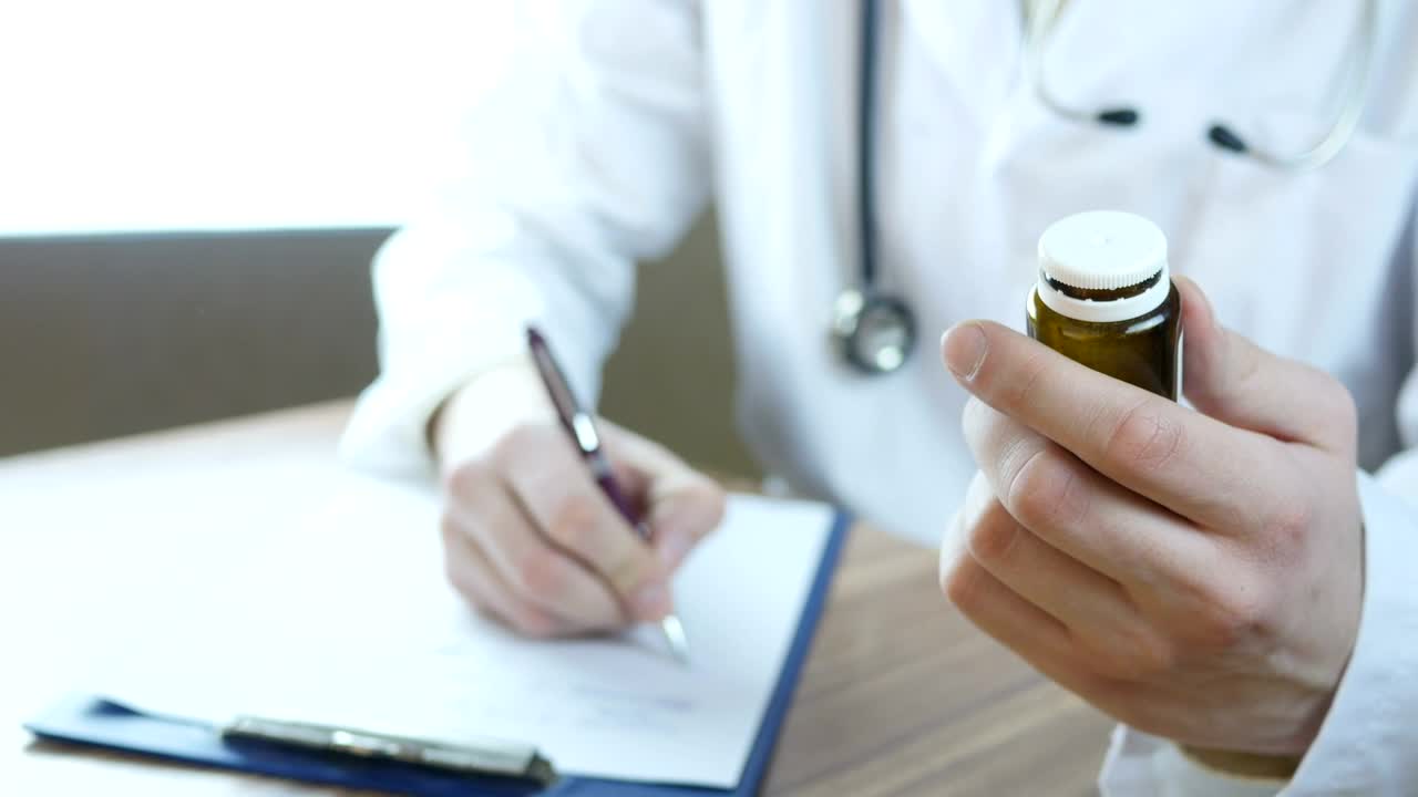 Stock Video Doctor Writing Prescription Live Wallpaper For PC