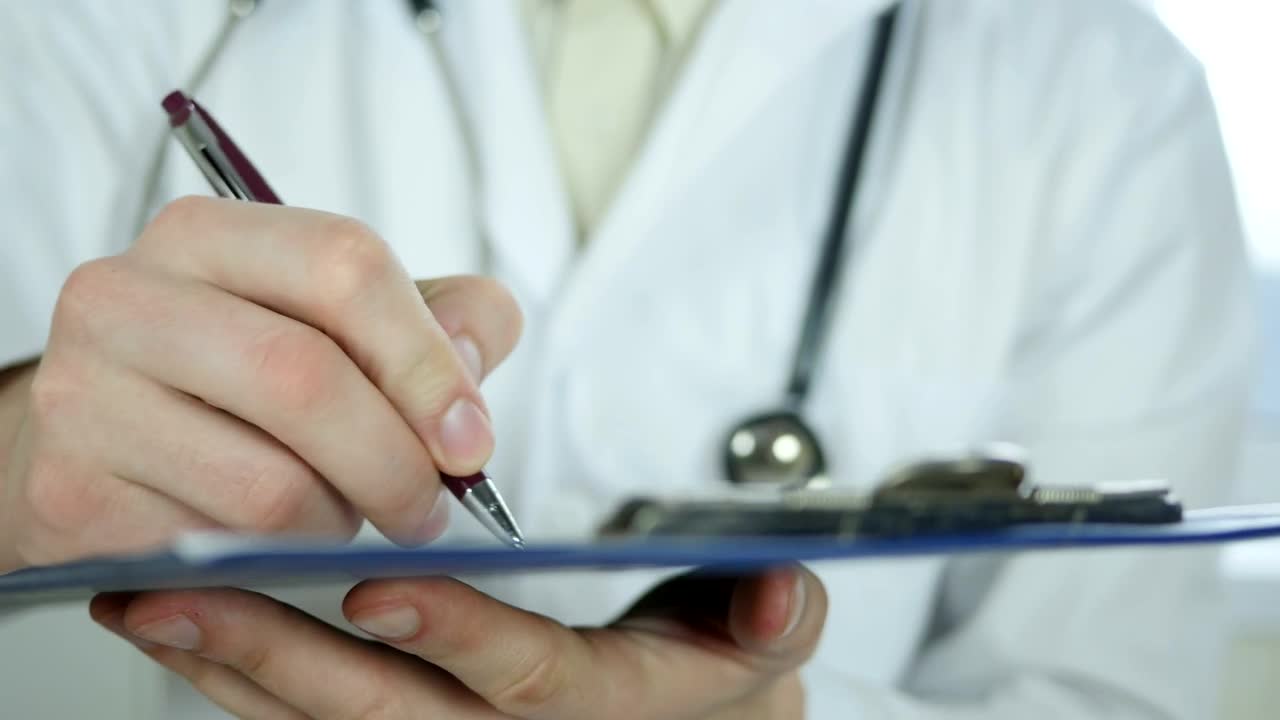 Stock Video Doctor Writing A Prescription Live Wallpaper For PC