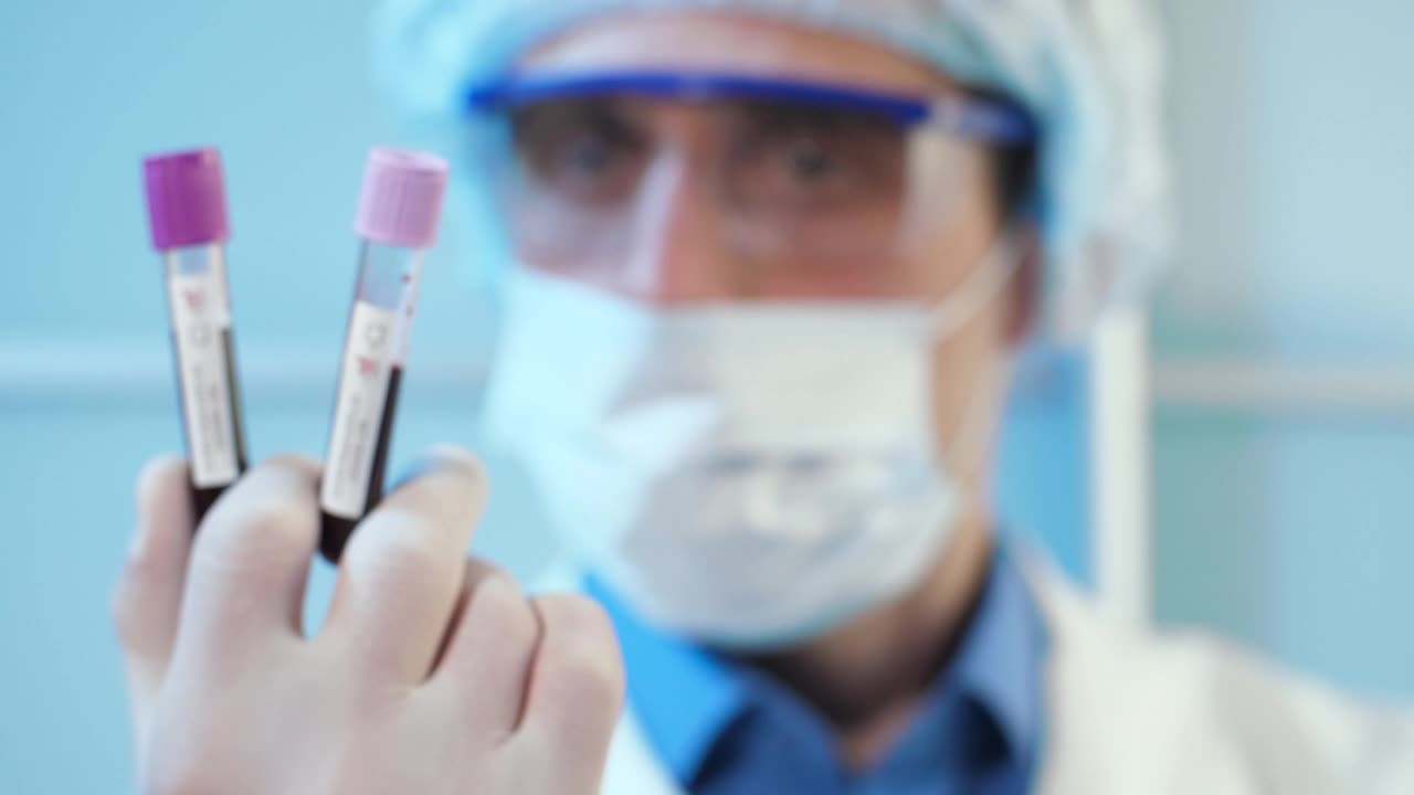 Stock Video Doctor With Positive And Negative Covid  Tests Live Wallpaper For PC