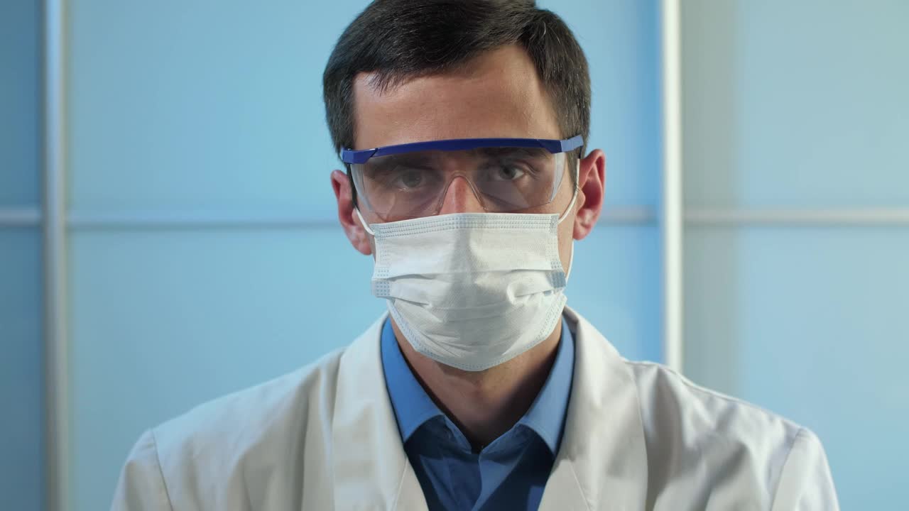 Stock Video Doctor With Face Shields Portrait Live Wallpaper For PC