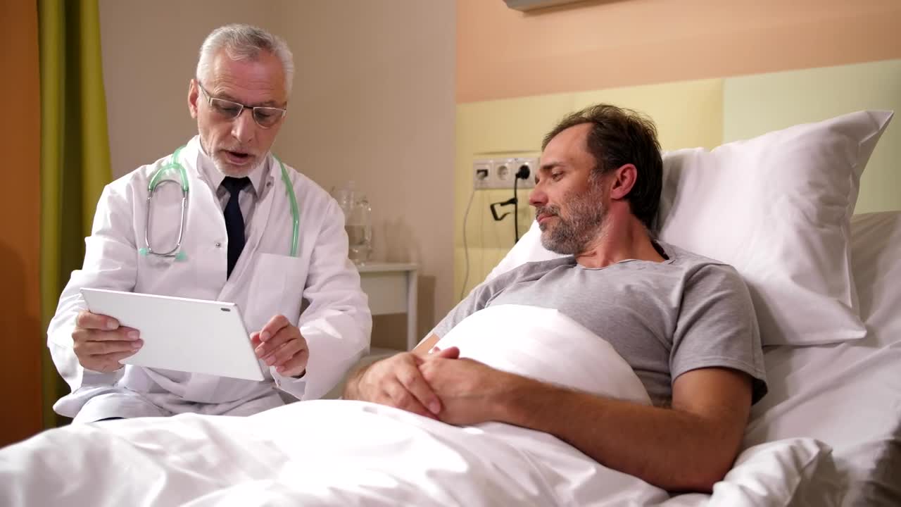 Stock Video Doctor Showing Mri Results On A Tablet Live Wallpaper For PC
