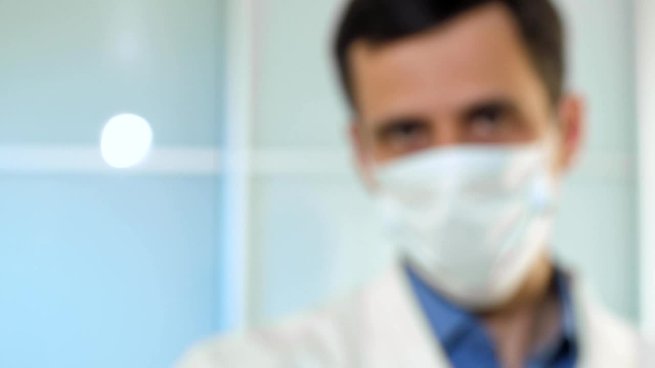Stock Video Doctor Showing A Coronavirus Test Shallow Focus Live Wallpaper For PC