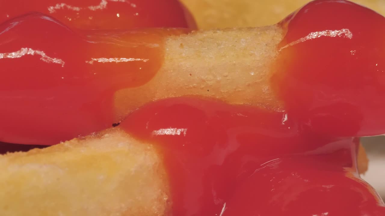Stock Video French Fries With Ketchup Live Wallpaper For PC
