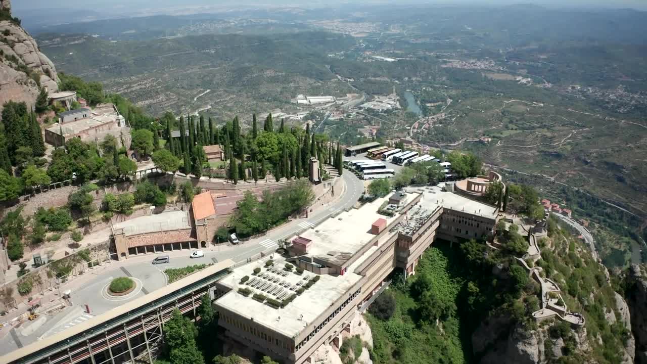 Stock Video Flying Above A Monastery Live Wallpaper For PC