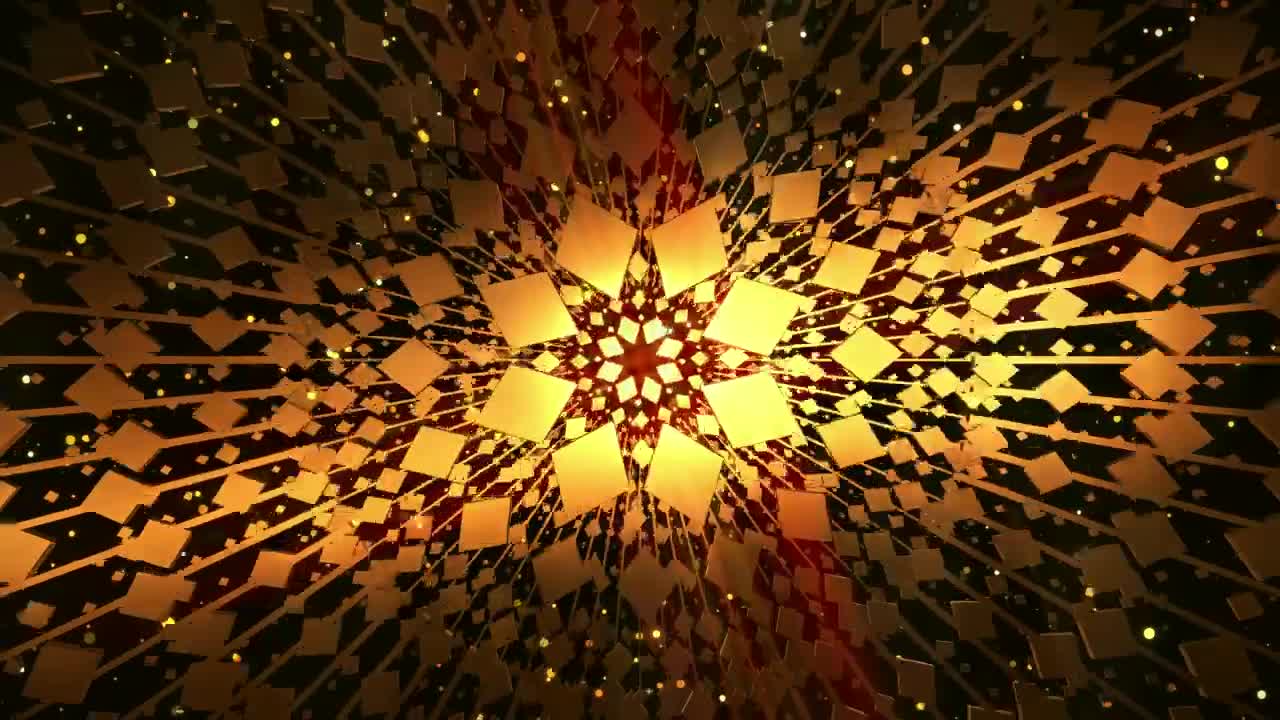 Stock Video Floating Rotating Rhombuses Forming Circles Live Wallpaper For PC