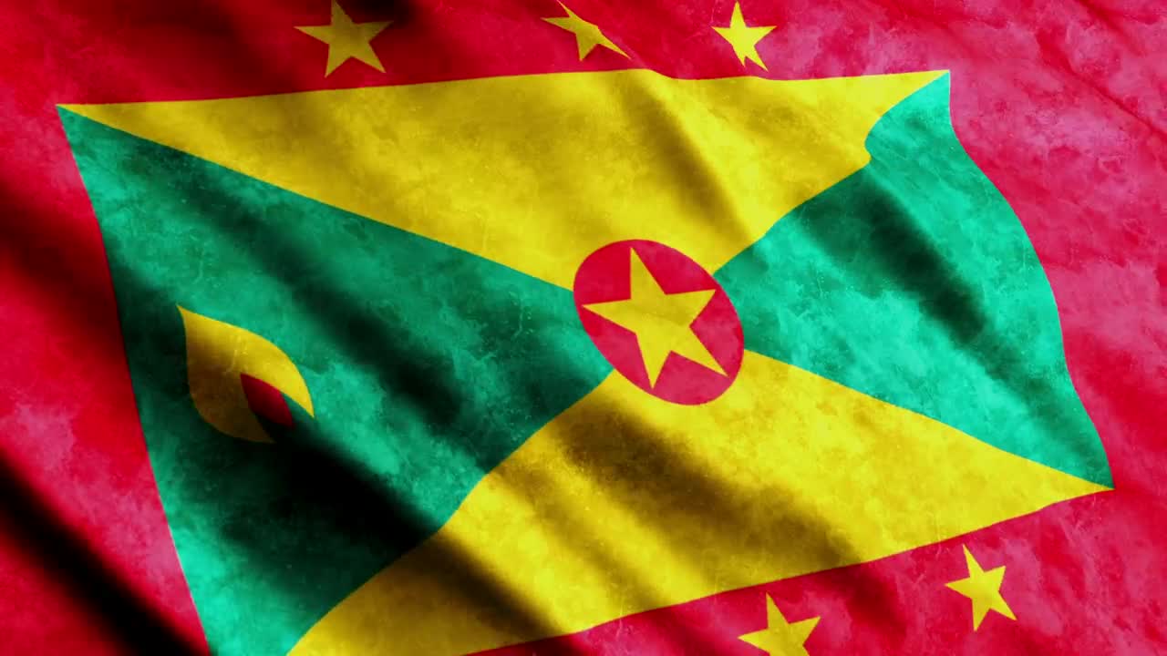 Stock Video Flag Of The Country Of Grenada In America Live Wallpaper For PC
