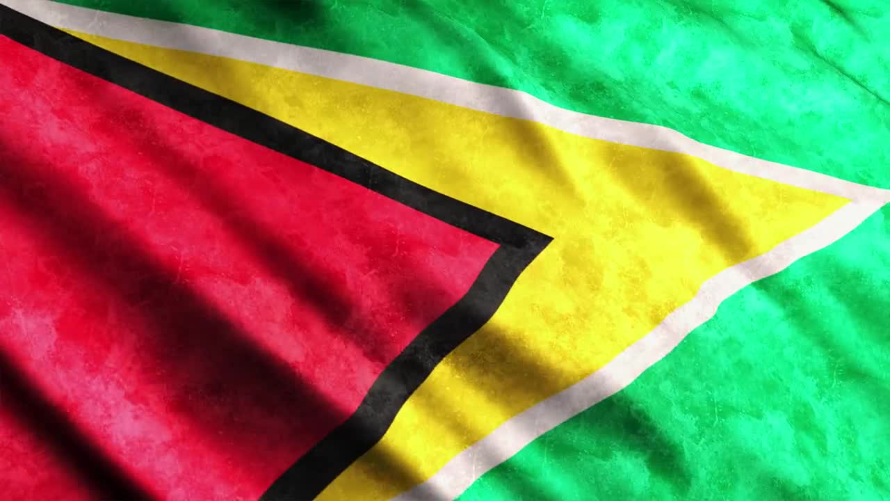 Stock Video Flag Of The Country Guyana In South America Live Wallpaper For PC