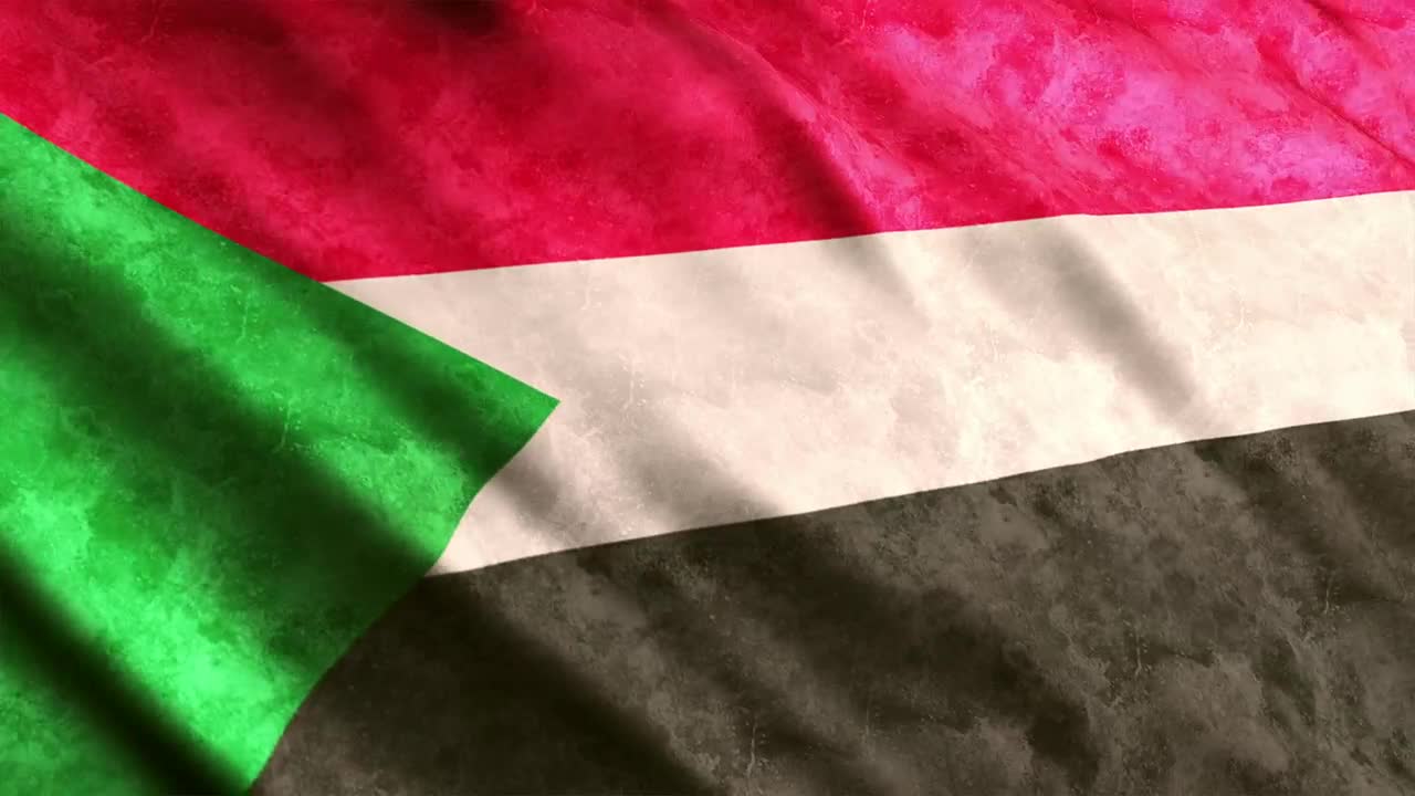 Stock Video Flag Of The African Country Sudan Live Wallpaper For PC