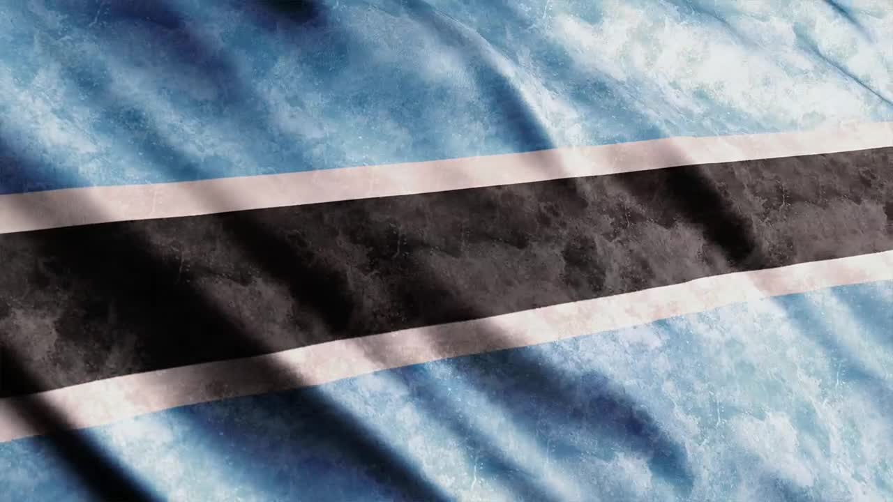 Stock Video Flag Of The African Country Botswana Live Wallpaper For PC