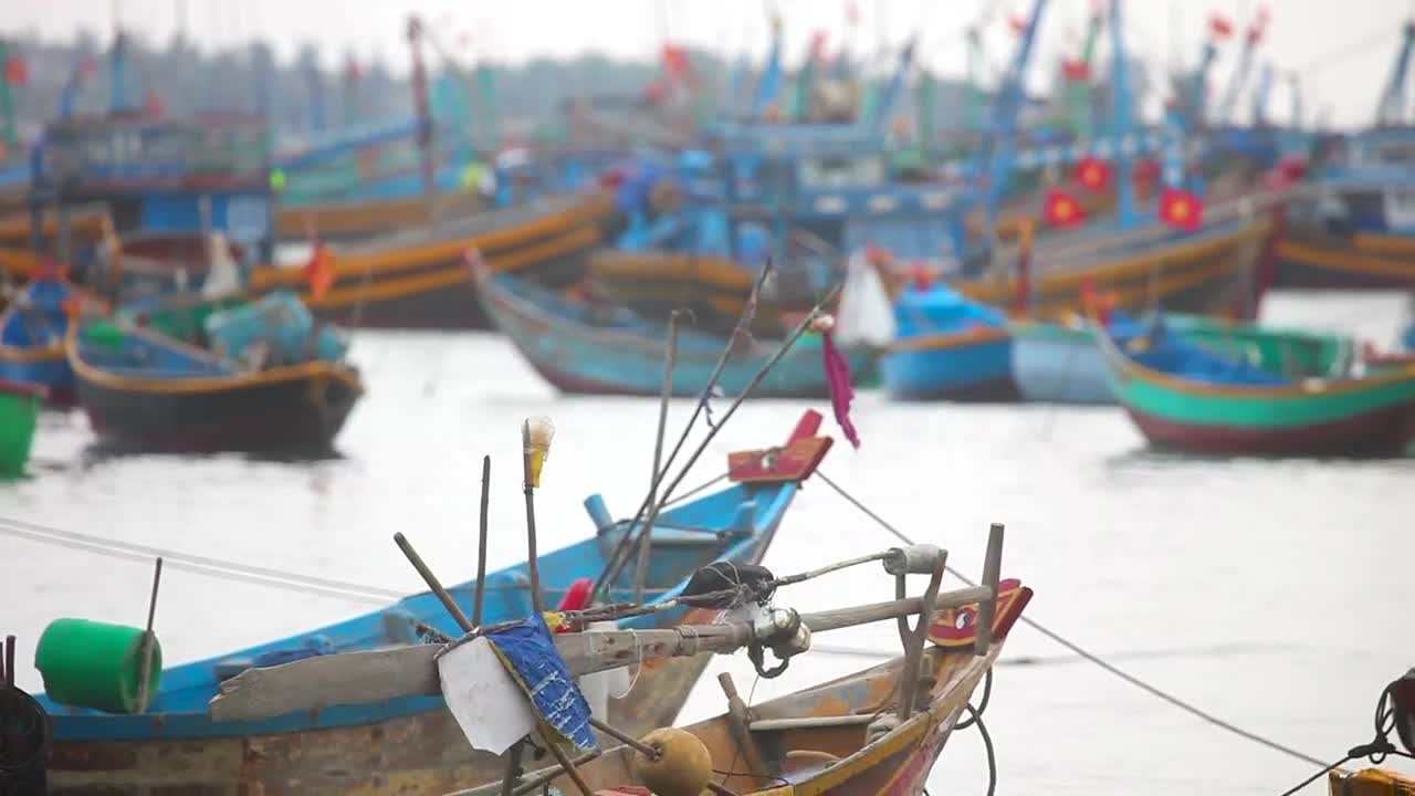 Stock Video Fisher Boats Move With The Tide Live Wallpaper For PC