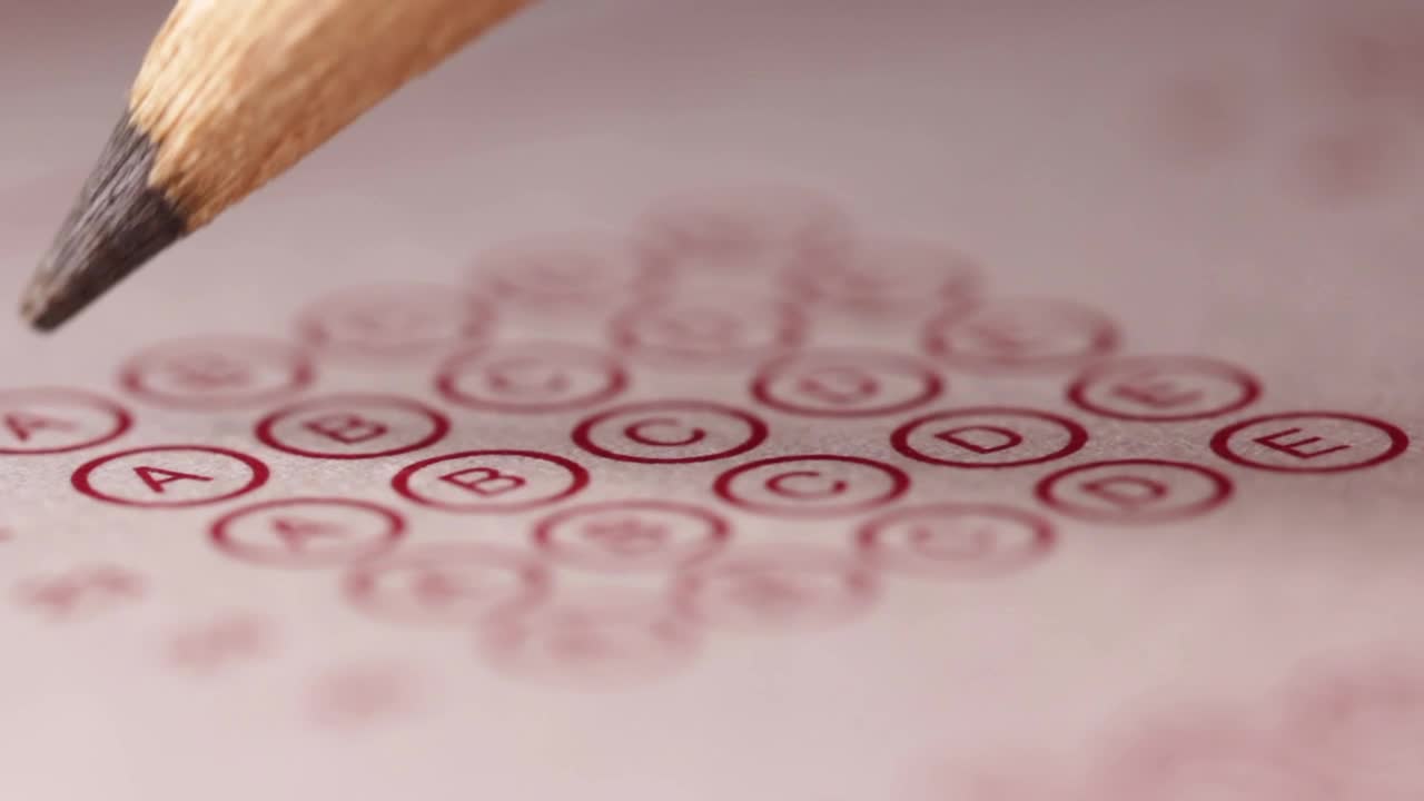 Stock Video Filling In An Exam Paper Live Wallpaper For PC