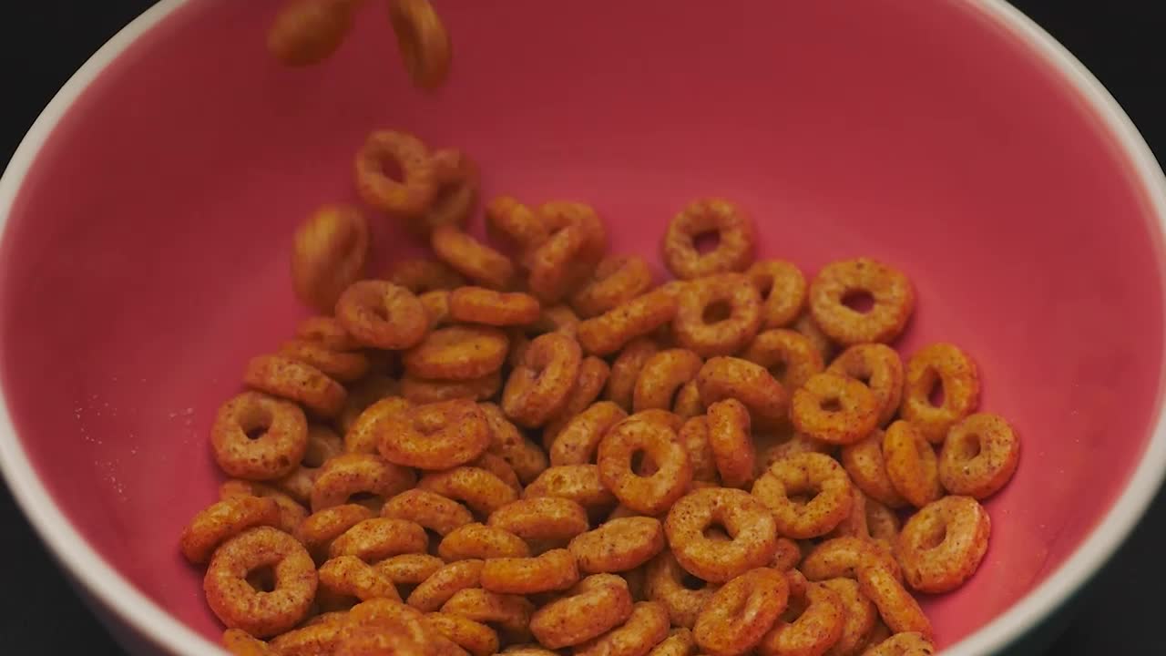 Stock Video Filling A Bowl With Cinnamon Oatmeal Cereal Live Wallpaper For PC