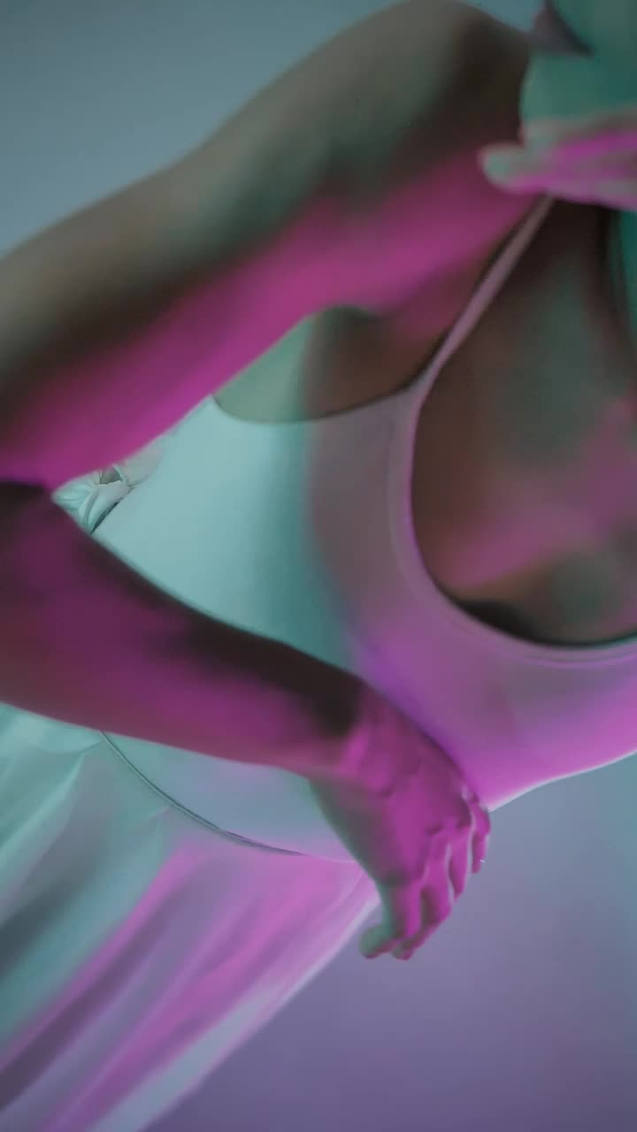 Stock Video Female Dancer Doing Gentle Movements Live Wallpaper For PC