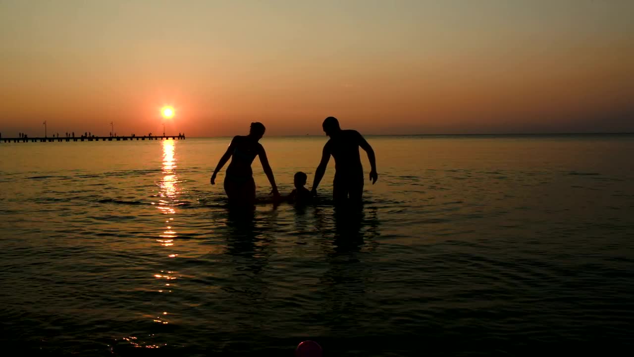 Stock Video Family Coming Out Of The Water Live Wallpaper For PC