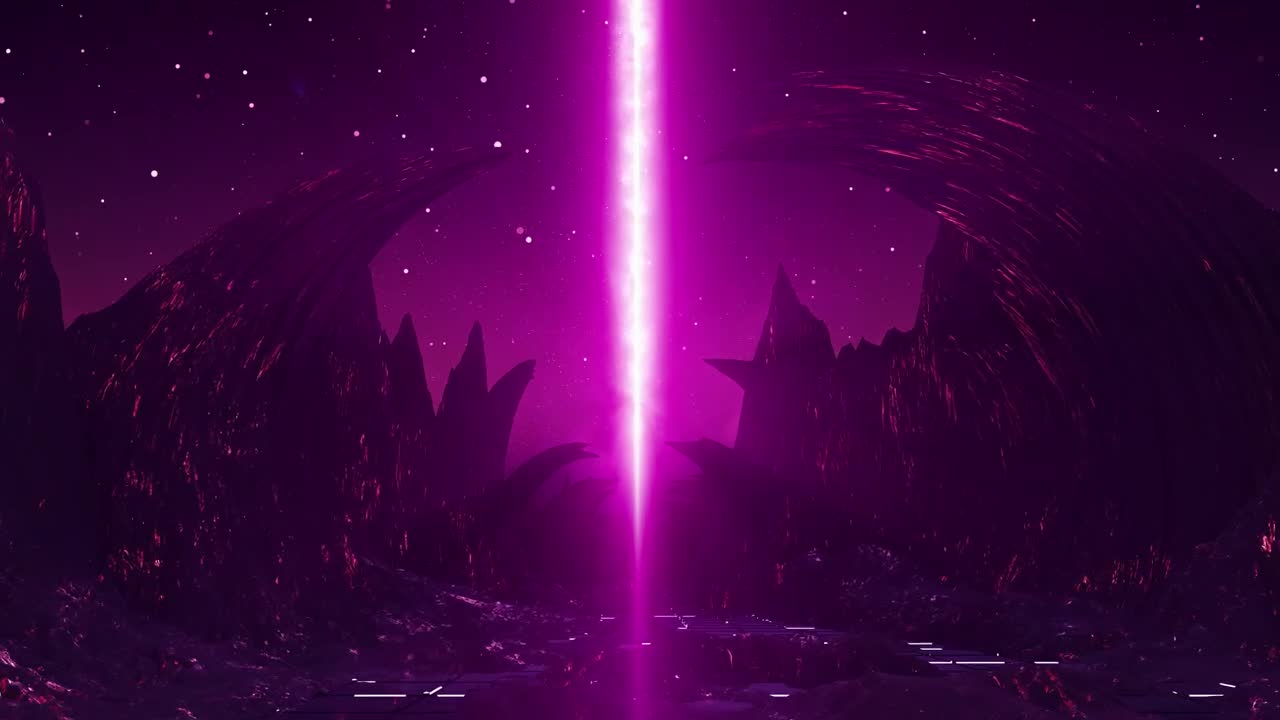 Stock Video Going Through A Rocky Cyberpunk World Live Wallpaper For PC