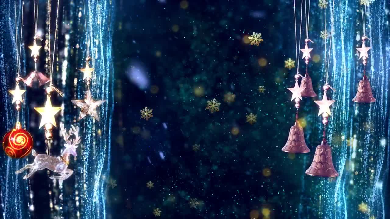 Stock Video Glitter Scenario Christmas Concept Live Wallpaper For PC