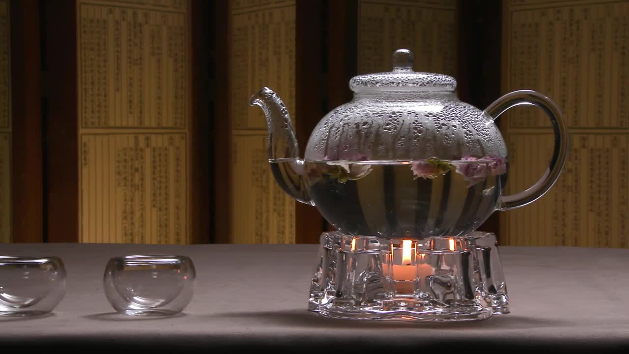 Stock Video Glass Teapot And Cups Live Wallpaper For PC