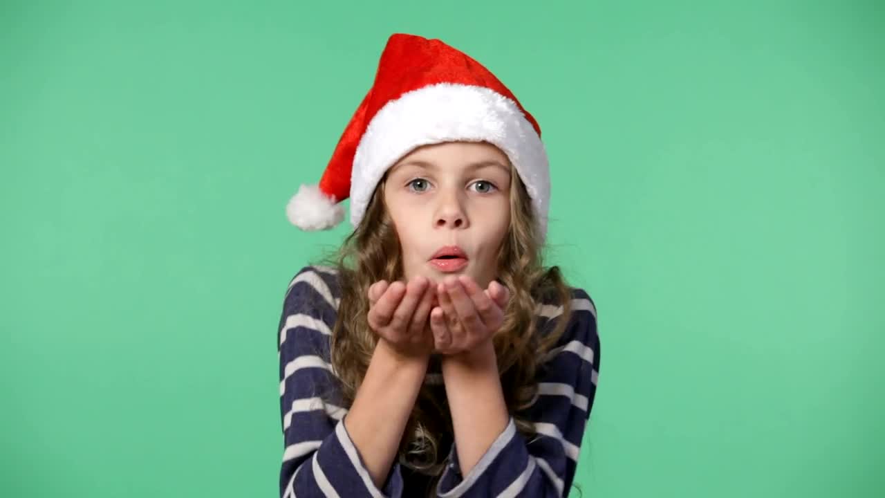Stock Video Girl Blowing Confetti Live Wallpaper For PC
