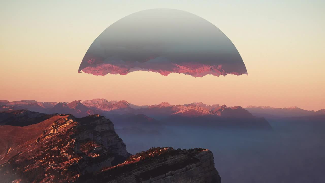 Stock Video Futuristic Landscape Animation Live Wallpaper For PC
