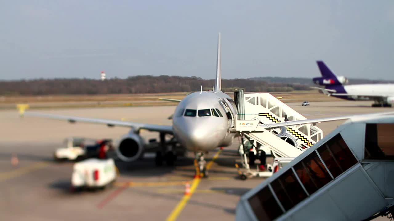 Stock Video Front Plane With Boarding Ladder Live Wallpaper For PC