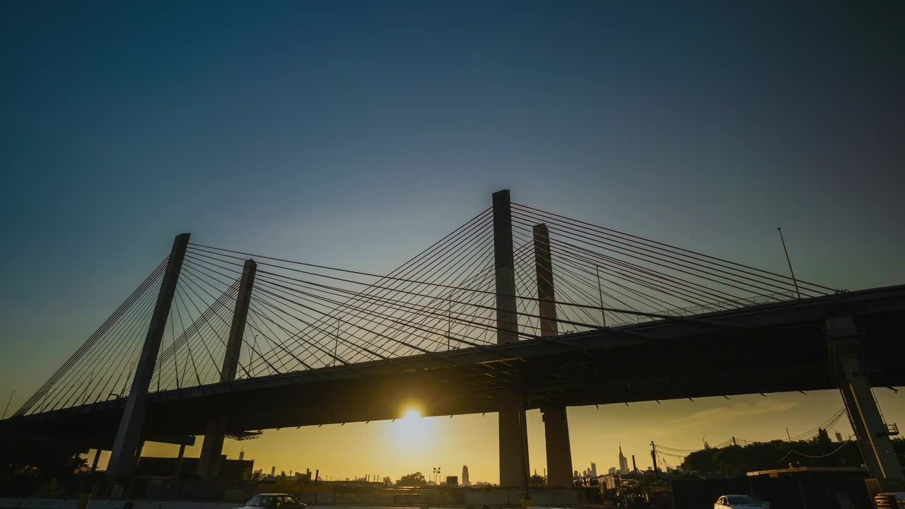 Stock Video Kosciuszko Bridge In New York Animated Wallpaper