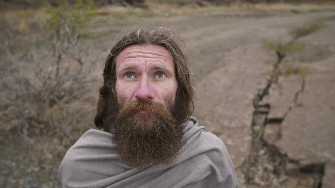 Stock Video Jesus Praying To Heaven With Faith Animated Wallpaper