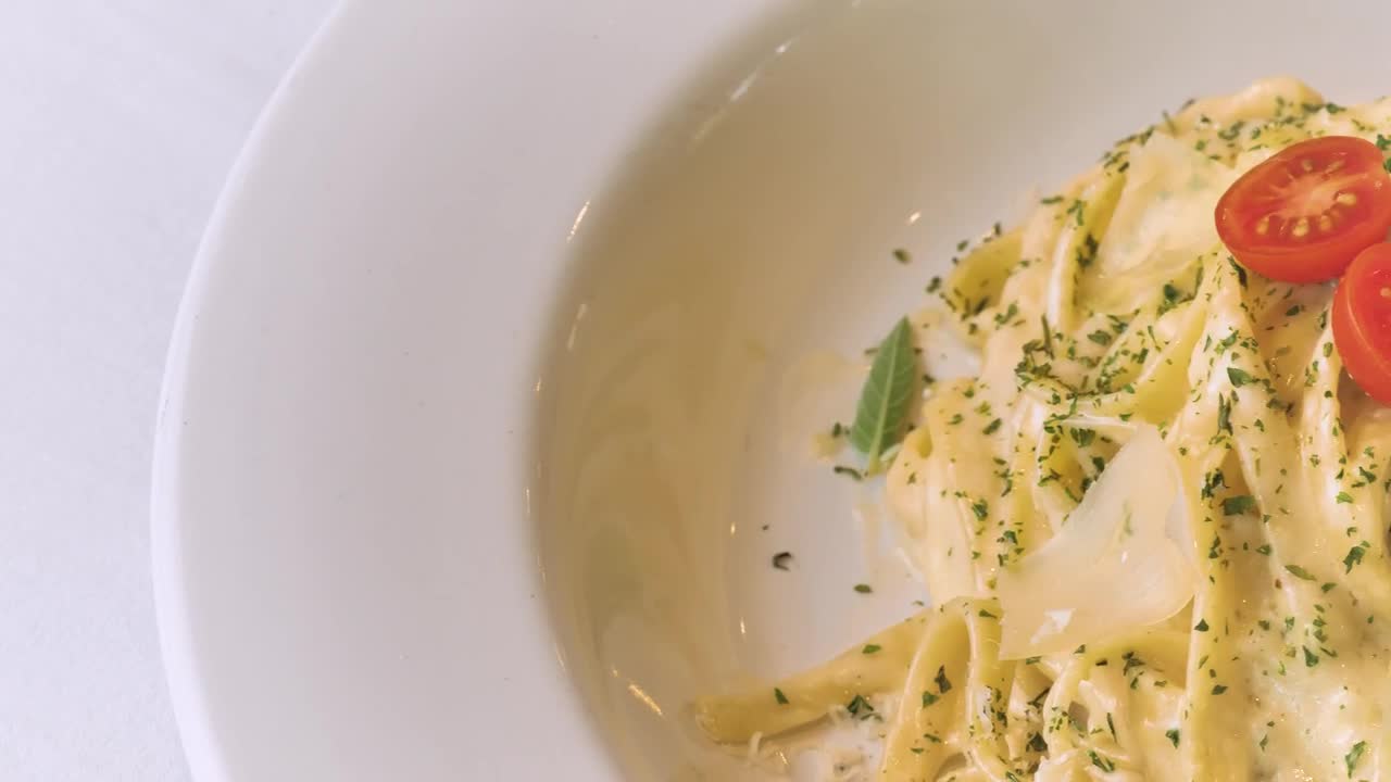 Stock Video Italian Pasta Dish Animated Wallpaper