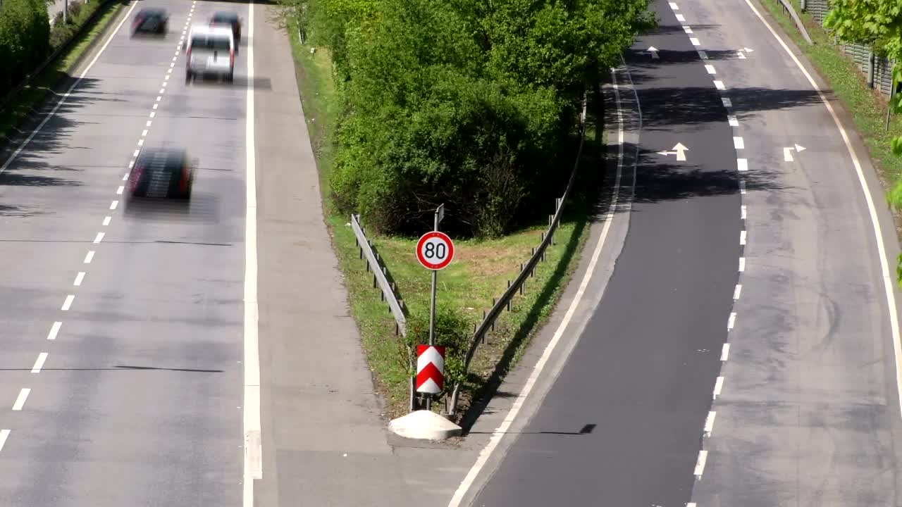 Stock Video Intersection On A Highway Time Lapse Animated Wallpaper
