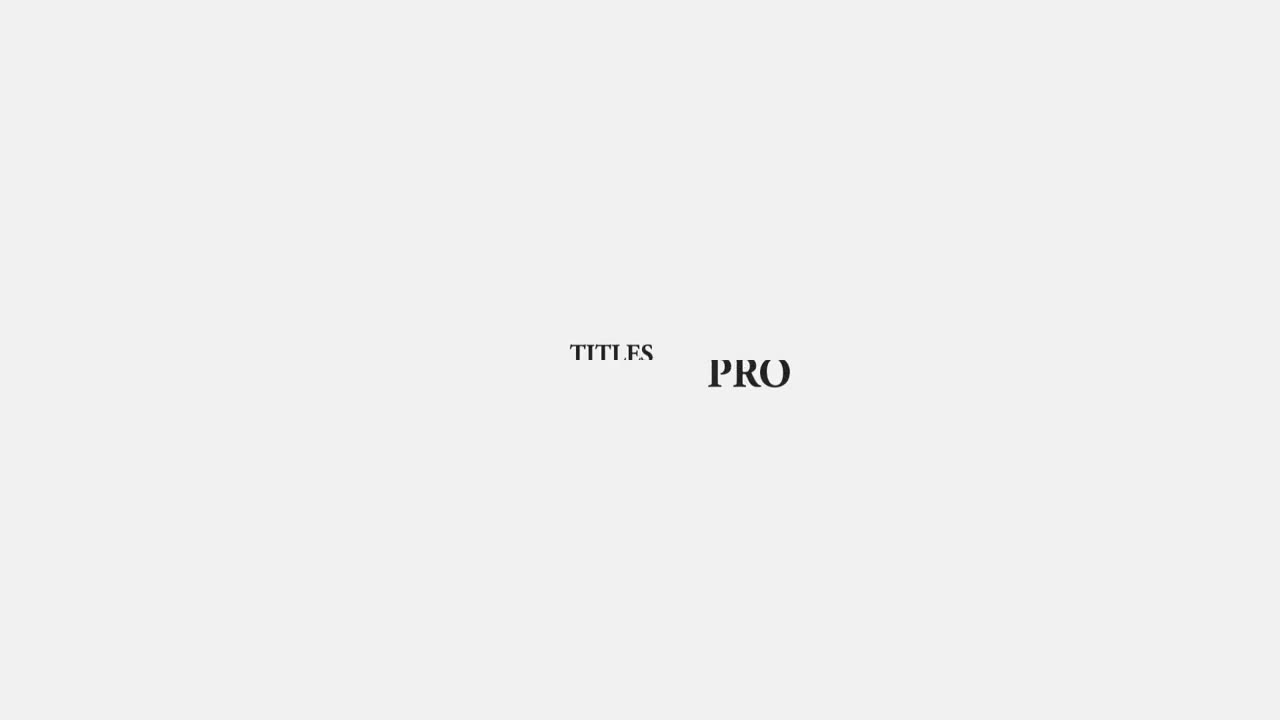 Stock Video Inset Title Animated Wallpaper