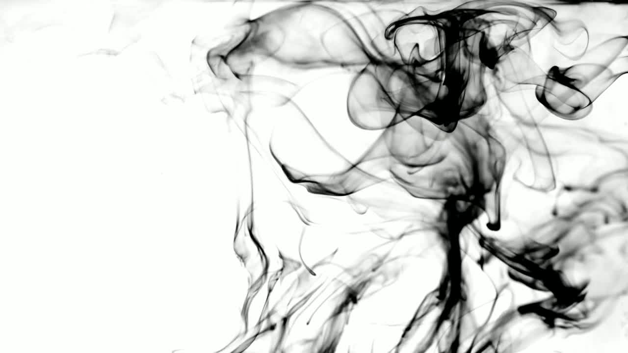 Stock Video Ink Floating On A Transparent Liquid Animated Wallpaper