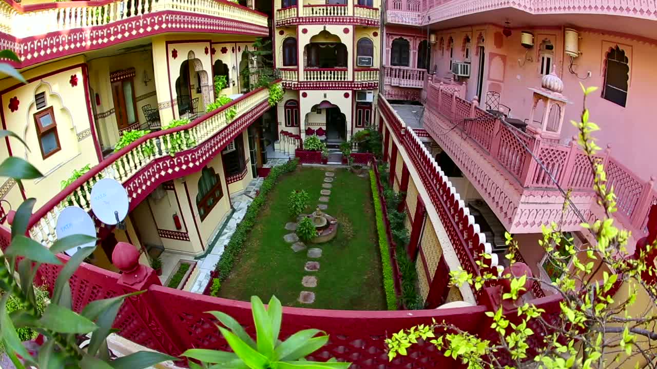 Stock Video India Colorful And Traditional Hotel Animated Wallpaper