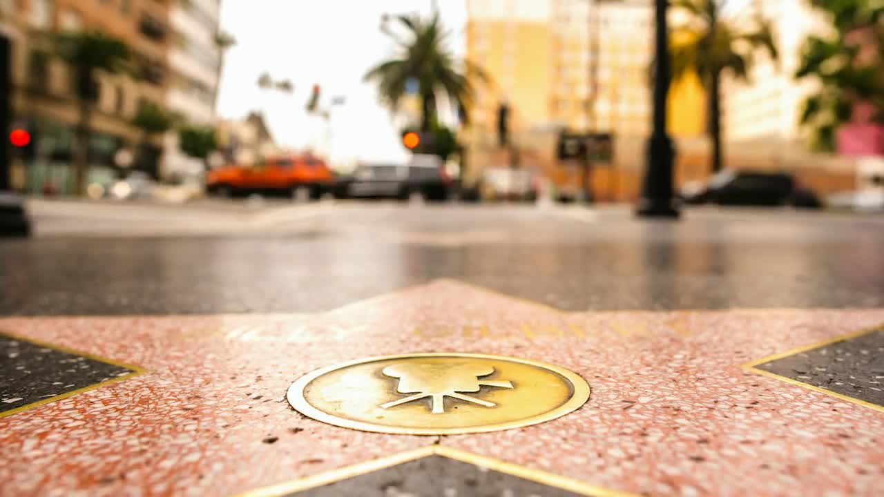 Stock Video Hollywood Star Of Fame Animated Wallpaper