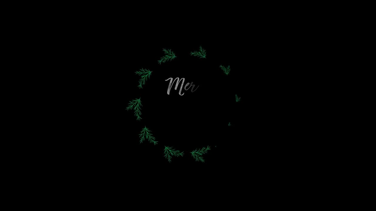 Stock Video Holly And Snow Title Animated Wallpaper