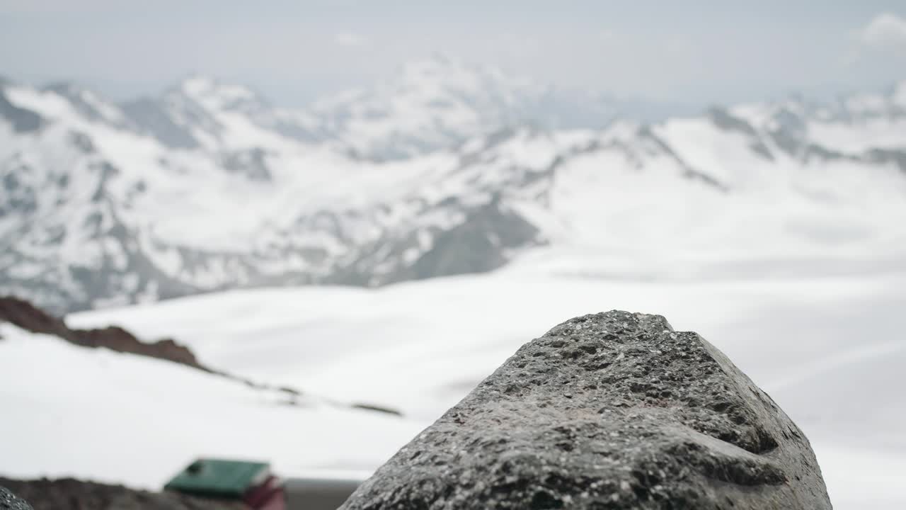 Stock Video Hiking In The Snow Animated Wallpaper