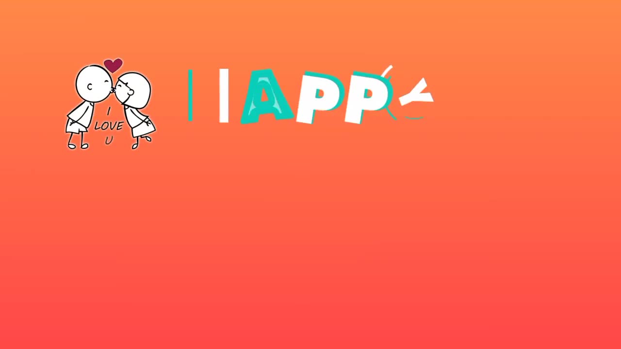 Stock Video Happy Valentines Day Sign Animated Wallpaper