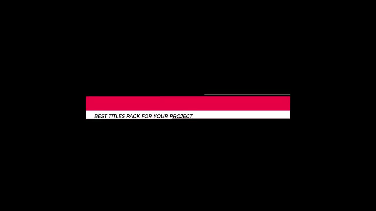 Stock Video Lower Third With Three Text Boxes Animated Wallpaper