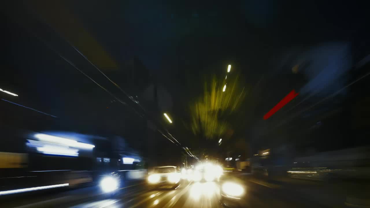 Stock Video Looking Out Back Window In A Car Animated Wallpaper