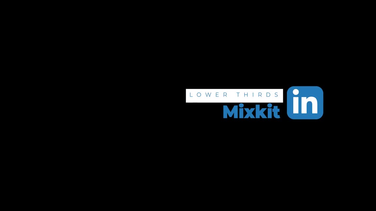 Stock Video Linkedin Lower Third Animated Wallpaper
