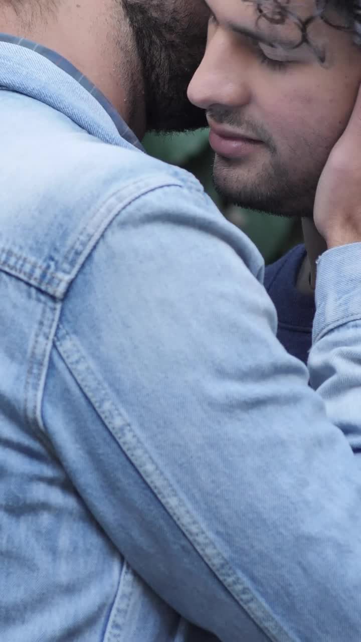 Stock Video Lgbtq Couple Kissing And Hugging Animated Wallpaper