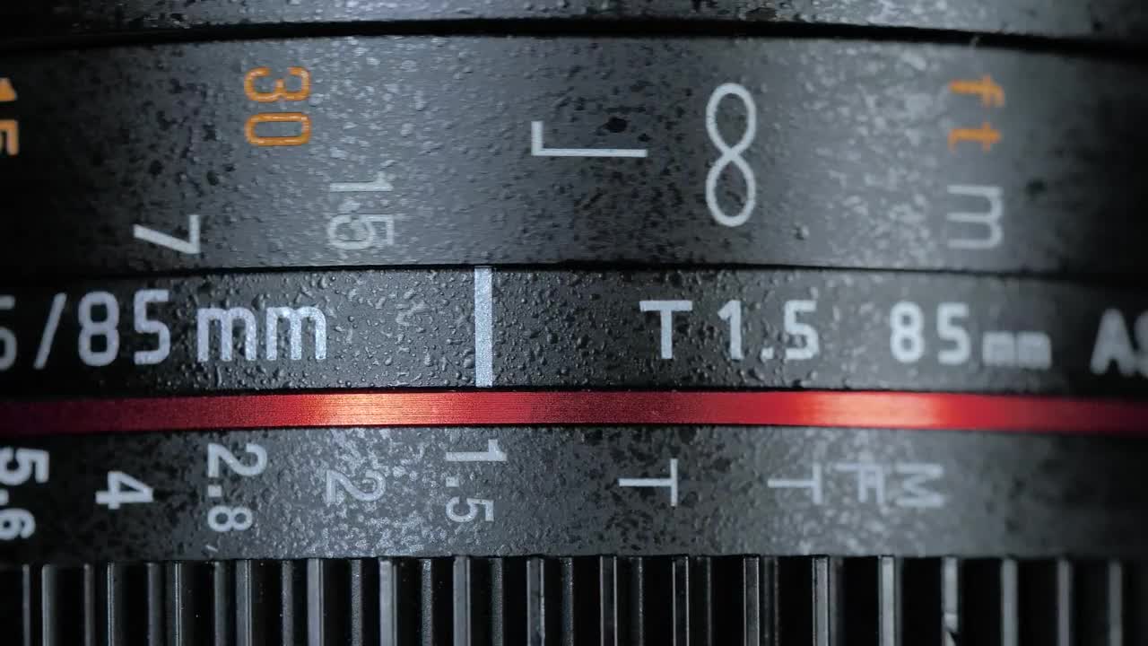 Stock Video Lens Focus Of A Dslr Camera Animated Wallpaper