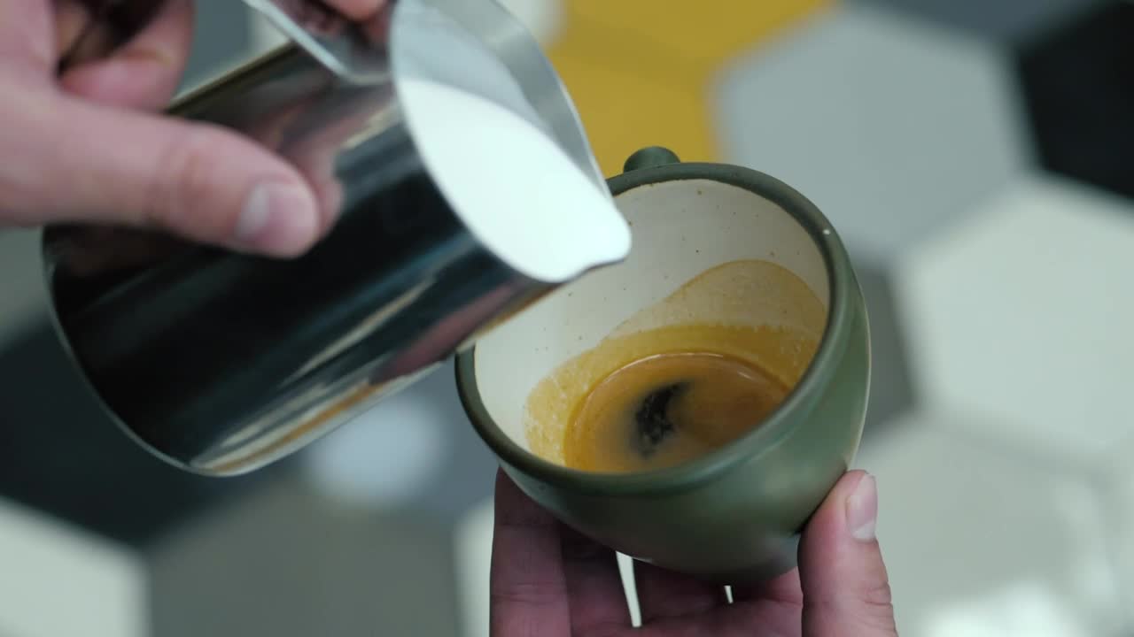 Stock Video Latte Art Animated Wallpaper
