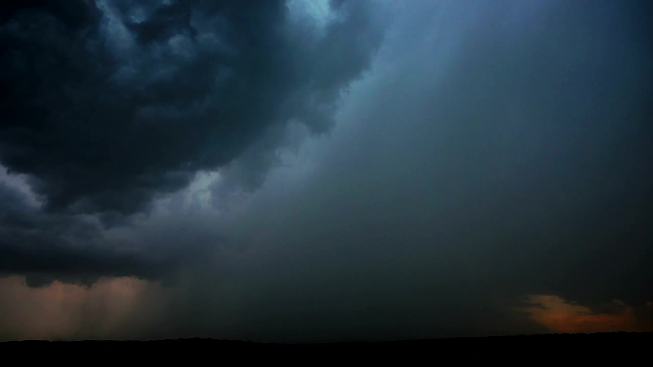 Stock Video Large Storm Over The Ocean Animated Wallpaper