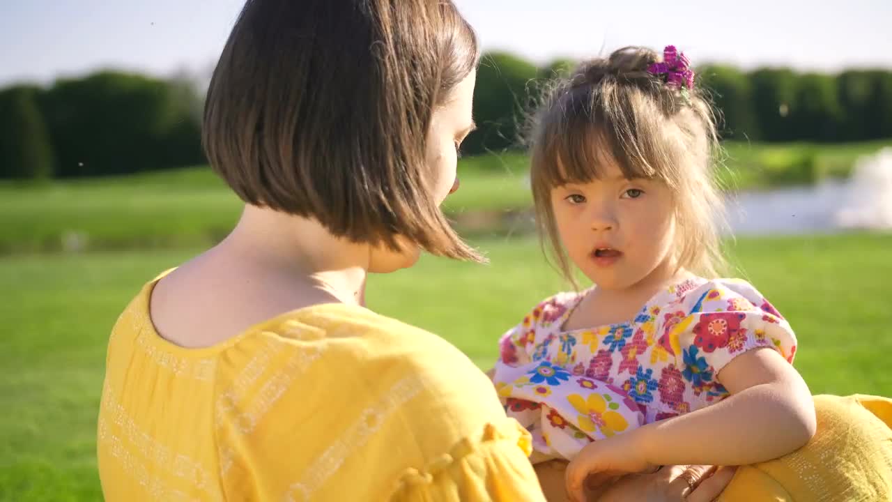 Stock Video Mother Making Her Child Laug Animated Wallpaper