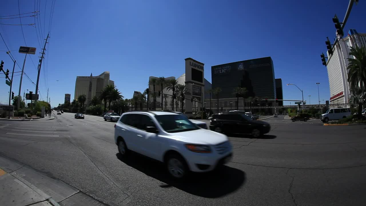 Stock Video Morning Traffic In Las Vega Animated Wallpaper