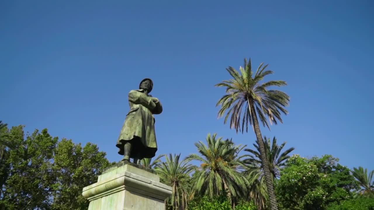 Stock Video Monument With A Plaqu Animated Wallpaper