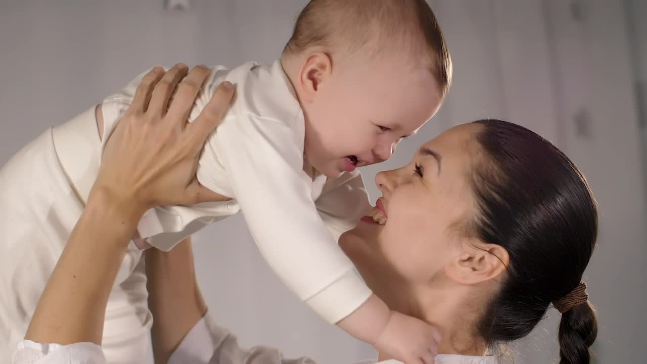 Stock Video Mom And Her Son Very Happ Animated Wallpaper