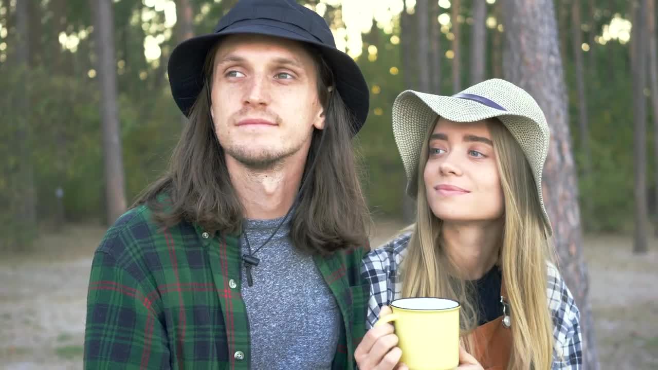 Stock Video Millennial Couple Cuddle And Enjoy Outdoor Vie Animated Wallpaper
